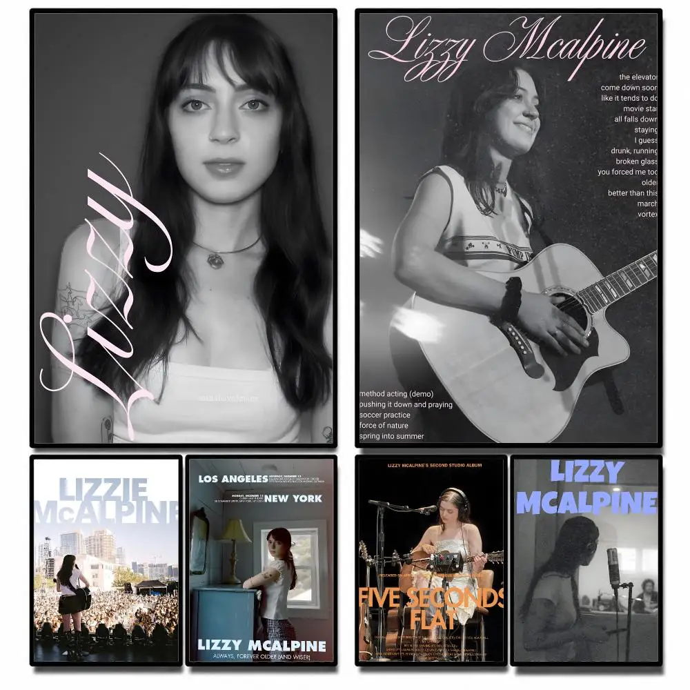 Singer Lizzy McAlpine Poster High-definition  stickers, suitable for bedroom, living room, home decoration