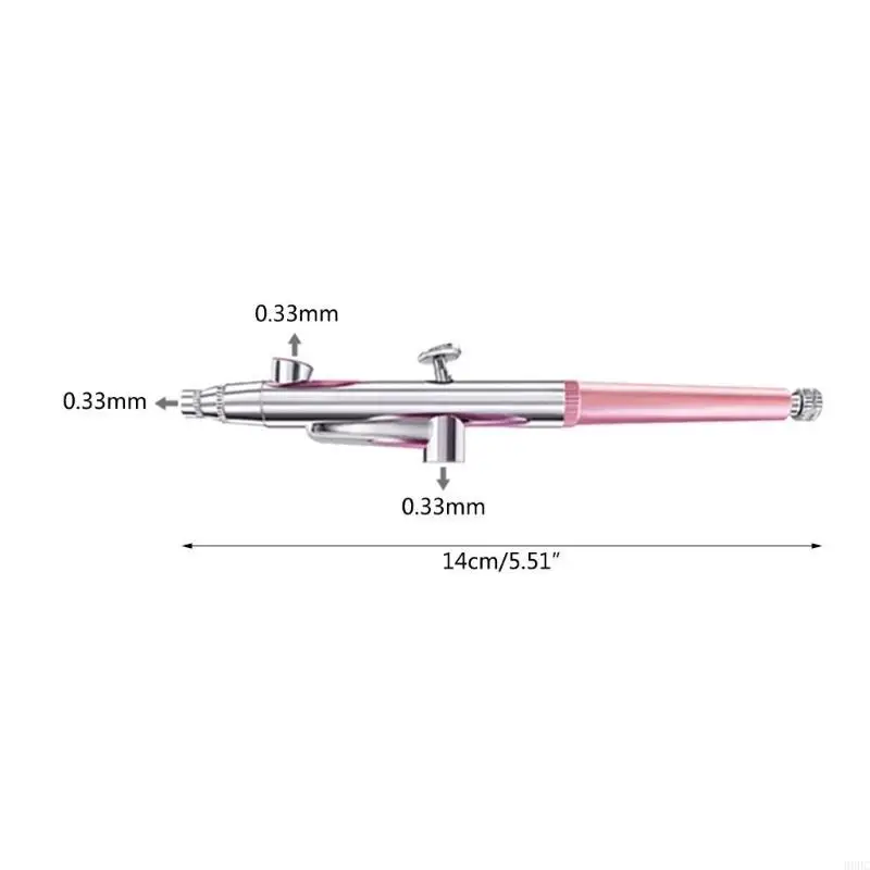 

69HC Air Brush Single Action Feed Nozzle Guns Cake Decorating Brushes For Nail Manicure Art Crafts Cake Art