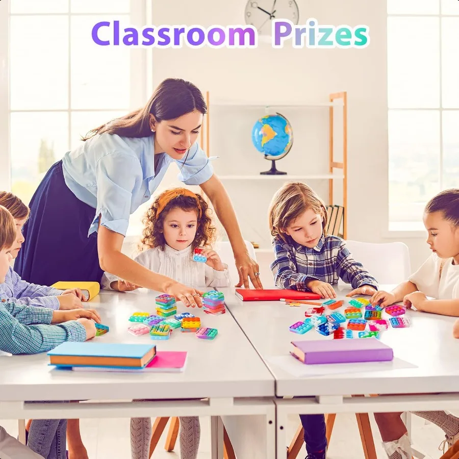 ألعاب البوب المململة السائبة هدايا حفلة لها لـ 48 812 30 حزمة سلسلة مفاتيح البوب الصغيرة It تململ لعبة تململ لجوائز الفصول الدراسية للظهر