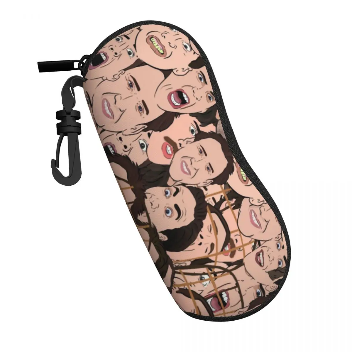 مخصص نيكولاس قفص في جميع أنحاء شل النظارات حالة الرجال النساء لطيف مضحك ميمي نظارات حالة النظارات الشمسية مربع الحقيبة