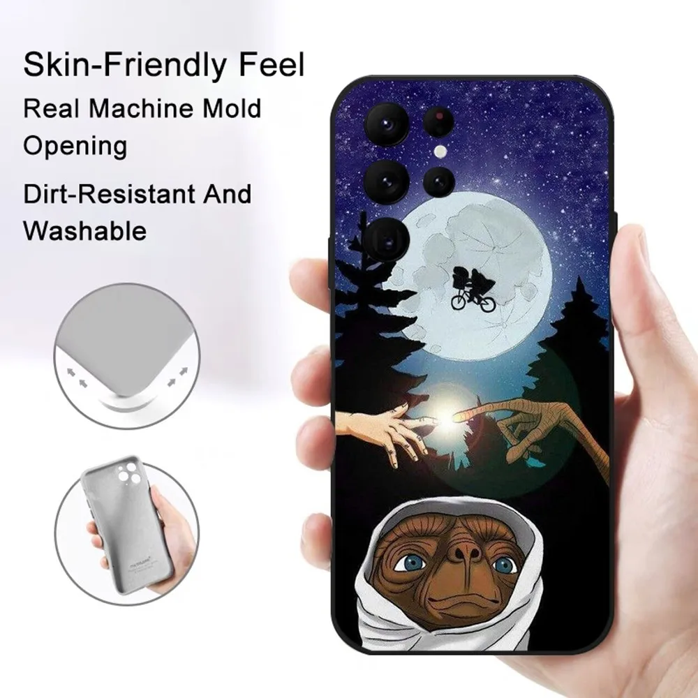 E.T. the Extra-Terrestrial Phone Case Samsung S series s20 s21 s22 s23 s24 FE Plus Ultra TPU Soft to Skin-friendly case