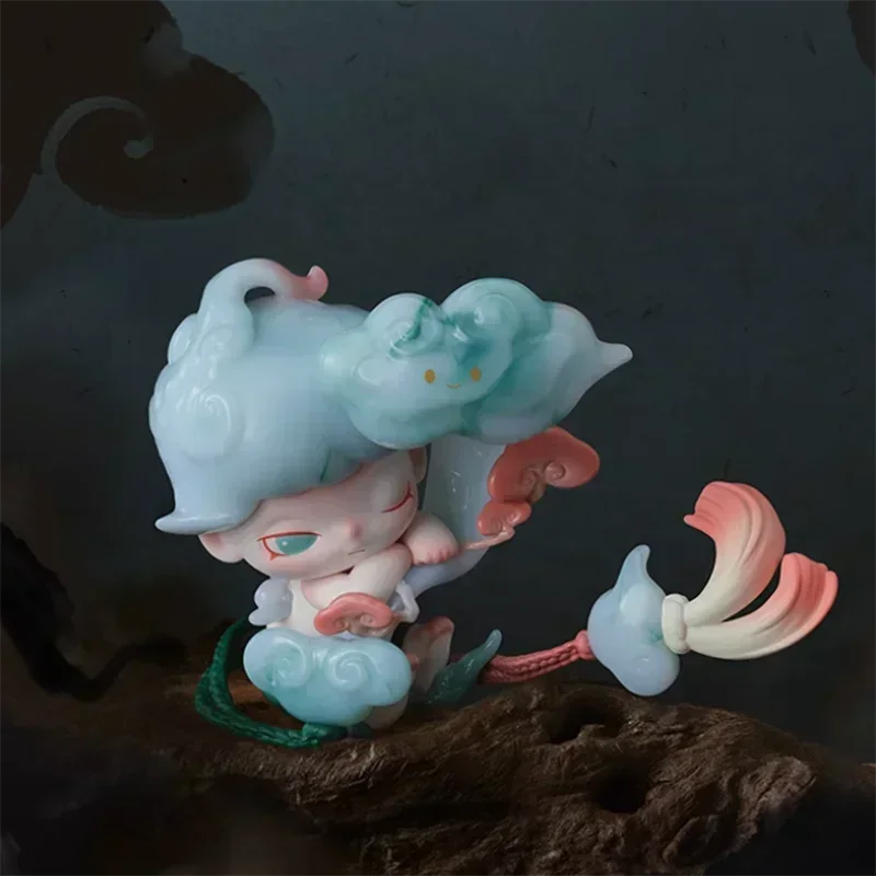 

POP MART DIMOO Stories In The Cup Series Blind Box Toys Mystery Box Mistery Caixa Action Figure Surprise Model Birthday Gift