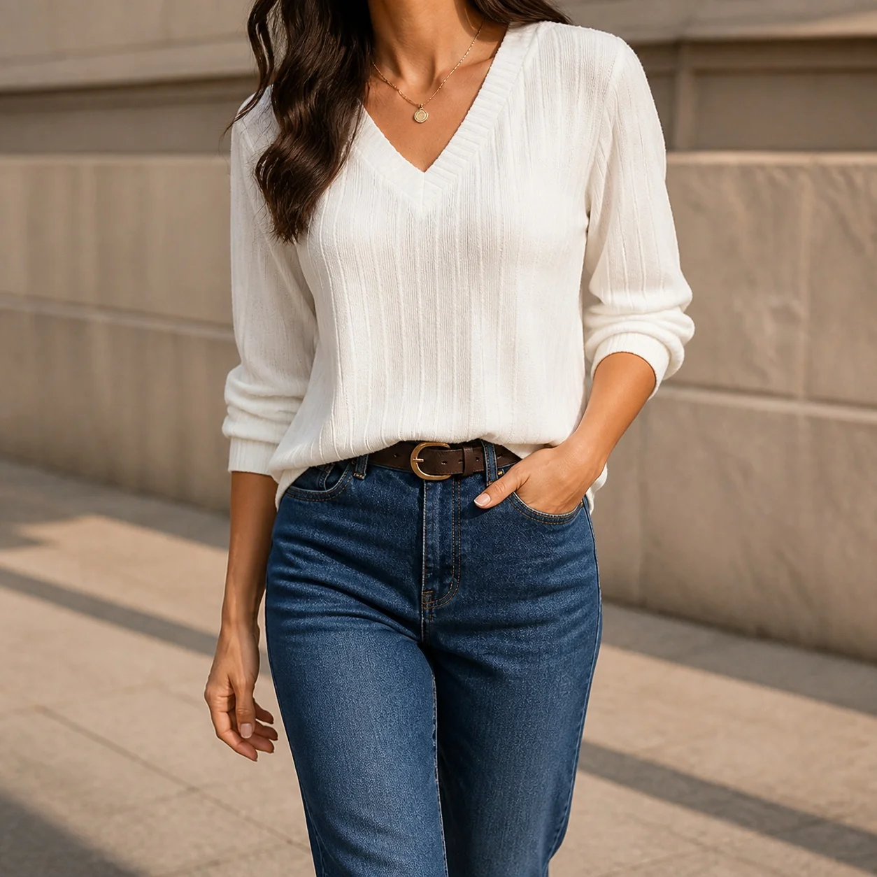Women's V Neck Cropped Solid Color Ruffle Short Sleeve Blouse Pullover Wrinkle Resistant Ribbed Casual Top Women Shirts T-shirt