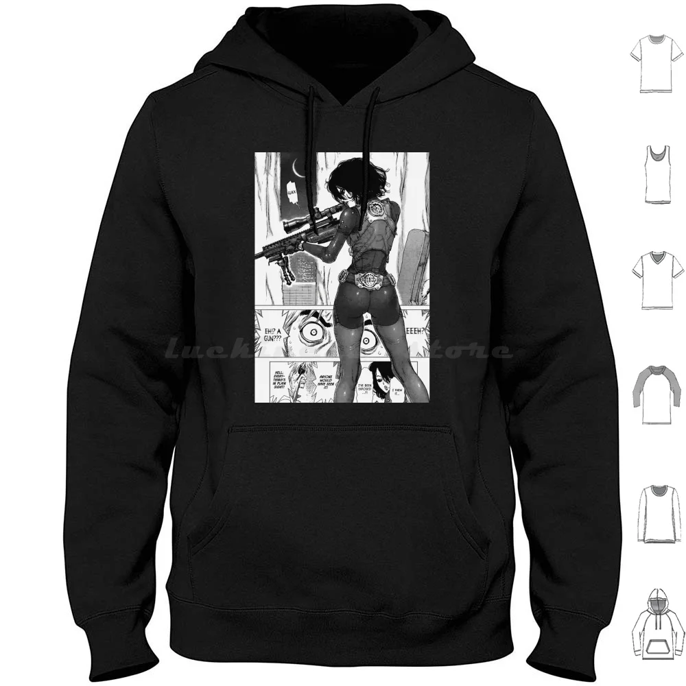 Nami-Wallman sudaderas con capucha de manga larga Alita Manga Anime Gally Cyborg Japón batalla Ángel ciencia ficción japonés Yukito Kishiro
