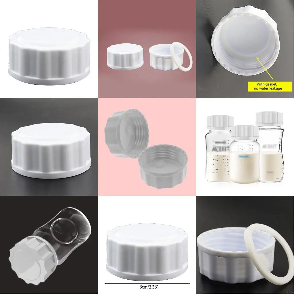 

Wide-caliber Baby Feeding Bottle Sealing Cap for Bottles Wide Neck Milk Bottle Lid L8RB