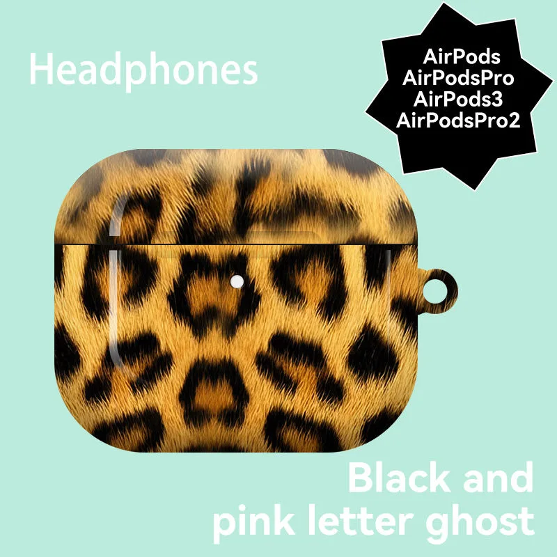 Ins Retro Leopard Print Art Suitable for Apple Earphone Protective Cover Airpods 1 2 3 4 Pro2 Wireless Bluetooth Earphone Case - Image 2