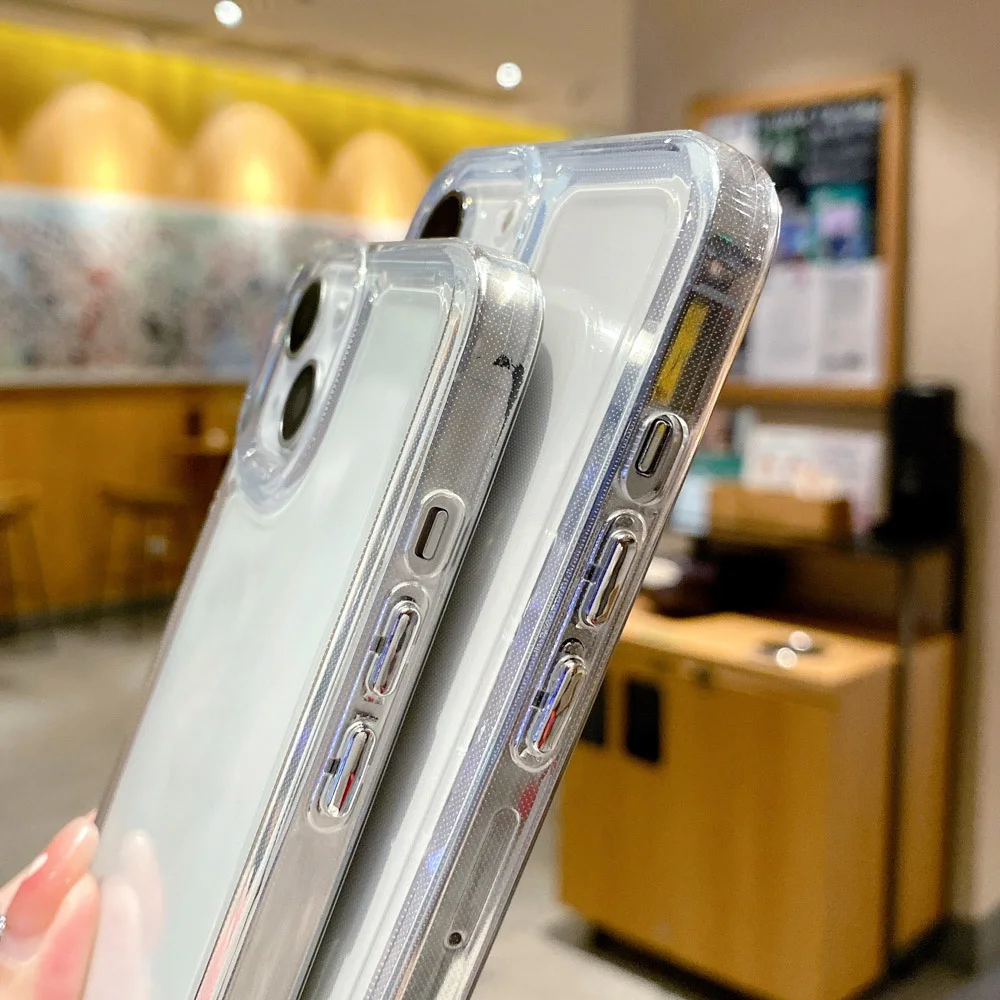 Shockproof Clear Phone Case For Samsung S24 Ultra S22 S23 S21 S20 FE Case Galaxy A54 A34 A53 A52 A24 A32 A14 A35 A72 A05 Cover image 6