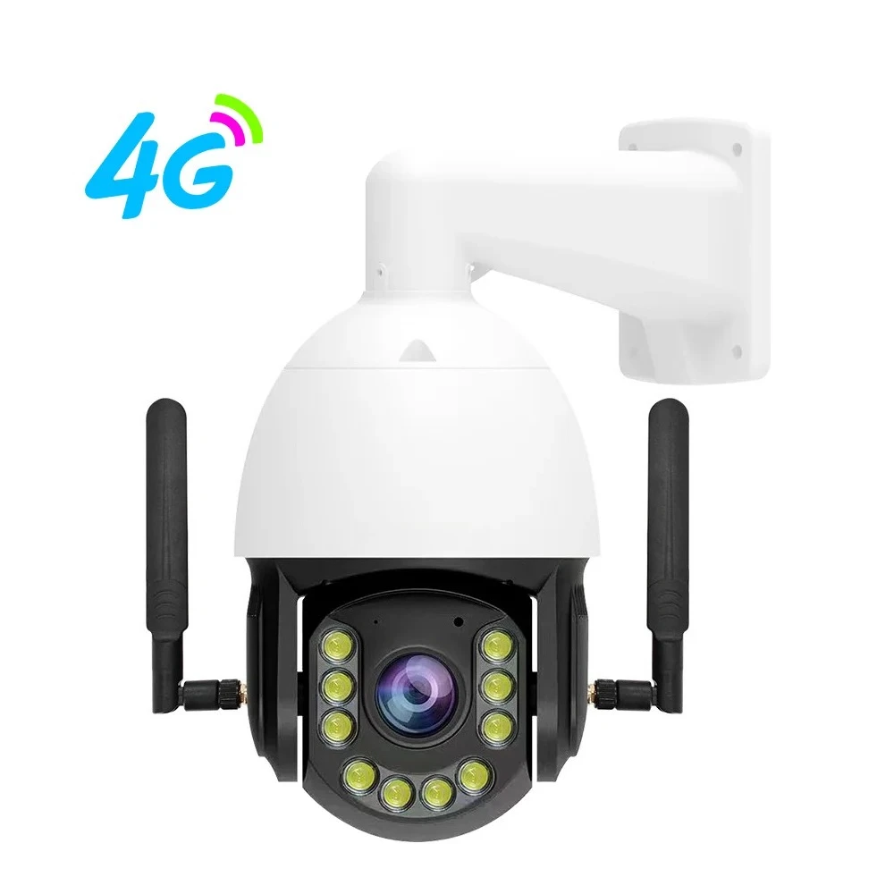 

4K Resolution 30X Optical Zoom 4G Remote Control IP Camera Two-Way Audio 8MP Smart Wireless 4G US/EU Version PTZ