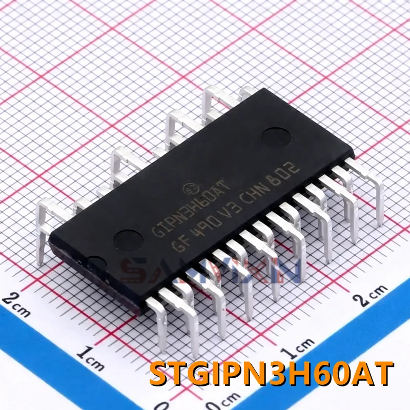 STGIPN3H60AT (1piece) DIP-26 IPM, 3A, 600V, 3-phase inverter bridge IGBT Module,Original In Stock
