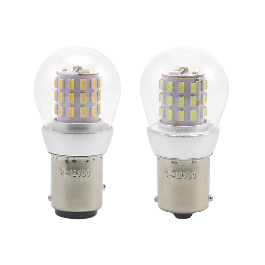 2pcs Led Boat Navigation S25 Ba15d Bay15d 12v 24v Ship Lamp Traffic Safety Warning Signal Light Aluminium Material Waterproof