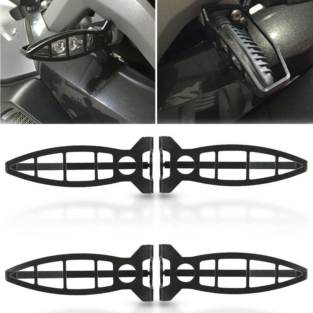 For BMW R1200GS R1250GS R1200RS F850GS K1200R K1300R F800R F750GS Front & Rear Turn Signal Light Protection Shield Guard Cover