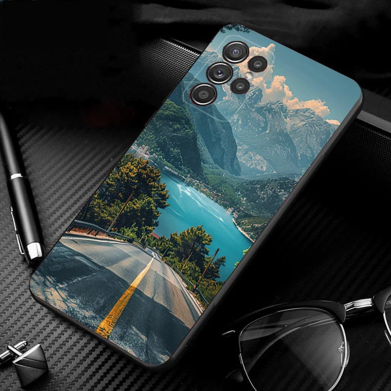 Travel Beautiful Sceneary Phone Case For Samsung Galaxy S26 Ultra S25 S24 S23 S22 S21 Plus S24 S23 S20 S26FE Cover