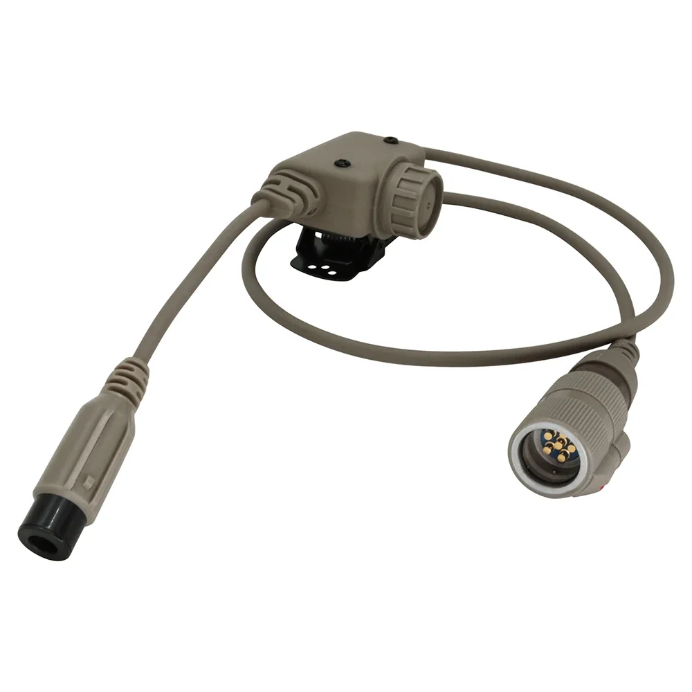 HEARGEAR Tactical Headset PTT U94 Ptt with 6 Pin Connector for AN/PRC 148 & PRC 152 Walkie-talkie for COMTAC SORDIN Headphons