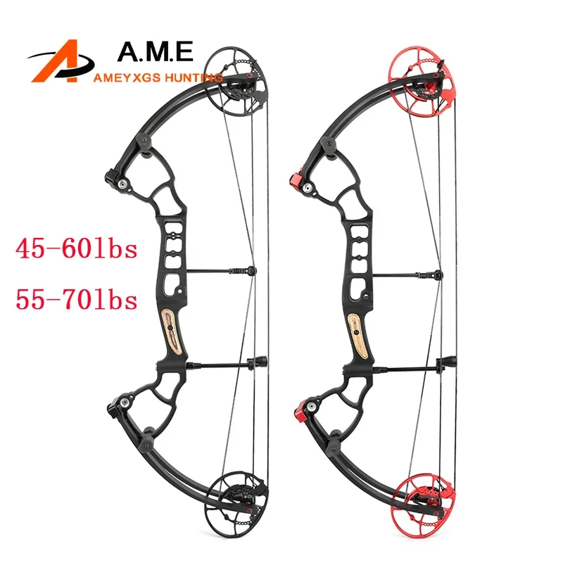 

45-70lbs Compound Bow Archery 7075 CNC Process Gordon Bow Limbs 80% Let-off IBO 340FPS High Speed Shooting Hunting Accessories