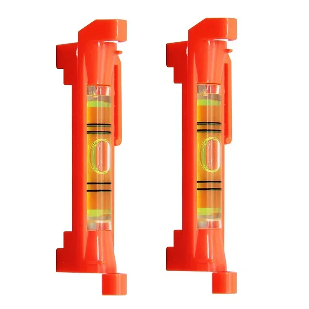 2pcs Hanging Levels Pen Horizontal Bubble Measuring Level GadgetLevel Portable Acrylic BubbleLevel With Plastic