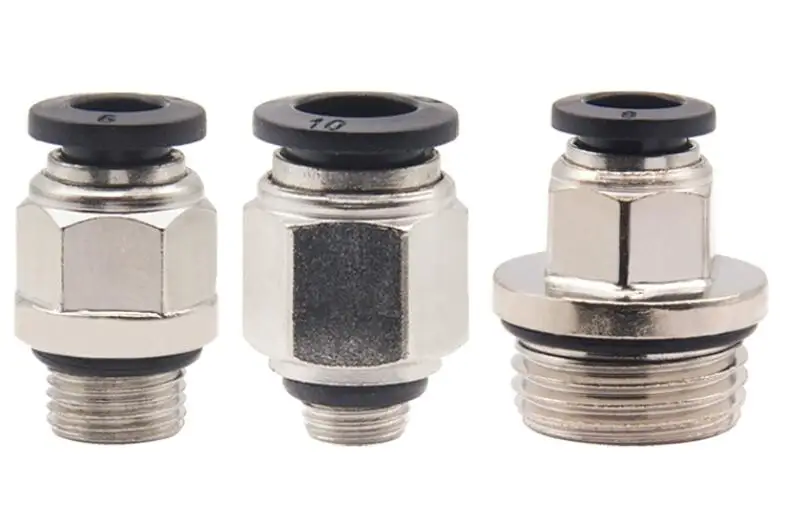 Pneumatic connector with sealing ring straight connector GPC8-02/6-01/10/03/12-04 gas pipe quick connector