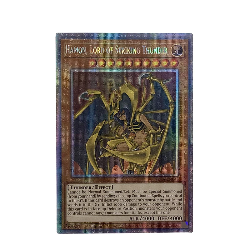 ORICA YUGIOH DIY Proxy Cards Waifu Girl Raviel Hamon Uria Lord of Phantasms Thunder Flames Non-Original Anime Cards English Ver