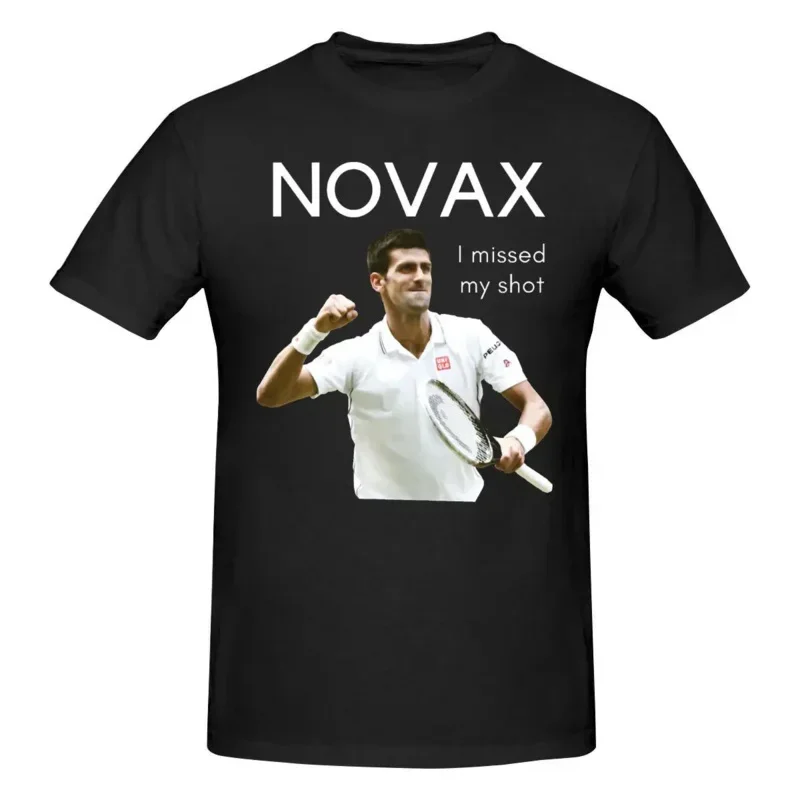 Nova5 Djokovic funny t shirt cotton custom short sleeve tshirt