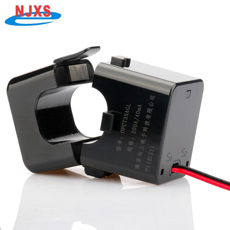 NJXSE Split Core Current Transformer OPCT35AL Clamp CT AC 100A 200A 300A 400A 500A 600A / 40mA 50mA 333mV Clamp Current Sensor