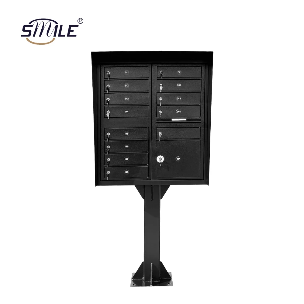 

Почта CHNSMILE, открытый заказ, черный кластерный почтовый ящик, оптовая продажа, металлический почтовый ящик