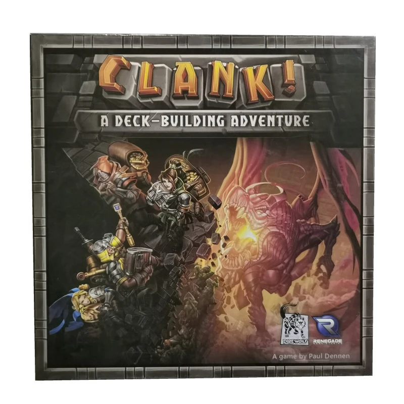 Dragon Cave Treasure Hunt Table Game 2-4 CLANK English Edition Adventure Exploration Entertainment Game Card Game Adult Leisure