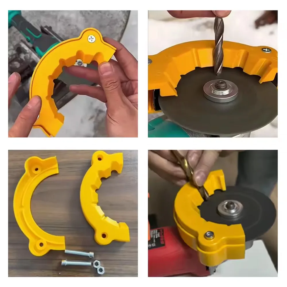 زاوية طاحونة مثقاب مبراة 4-12 مللي متر متعددة الأغراض مثقاب مبراة أداة تلميع أجزاء الأداة الكهربائية