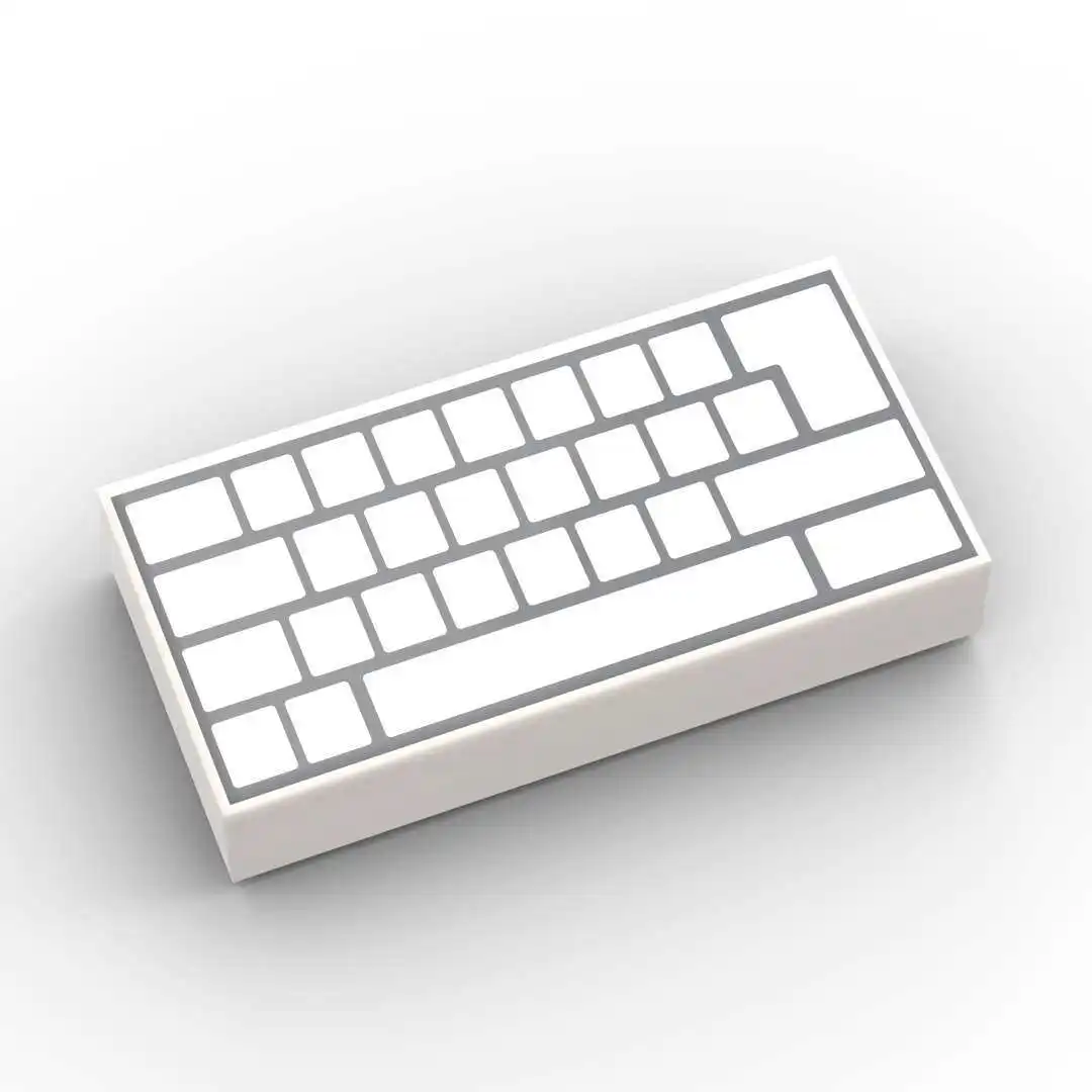 Small particle building block MOC 3069bpr0300 pb0856 73688 computer keyboard printing toy parts