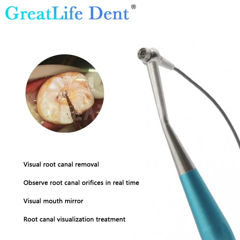 GreatLife Dent Dental Micro Intra-Oral Camera 24 Inch Screen Real Time Wifi Visual Root Canal Removal/ Mouth Mirror/Endo Motor