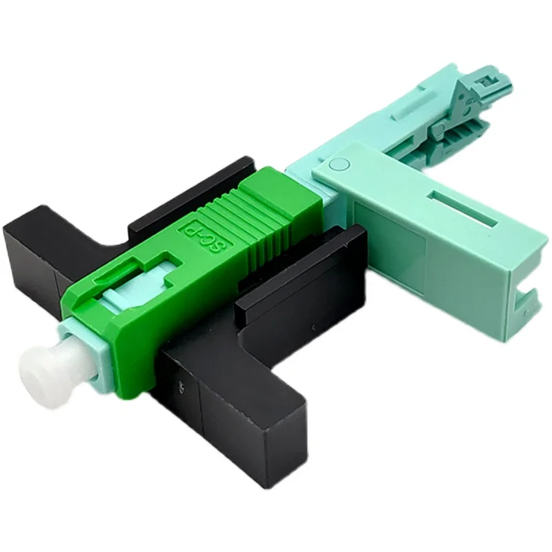 

SC Field Assembly Connector, FTTH Single Fiber SC APC, Fast Connector FTTH Quick Assembly, 100PCs