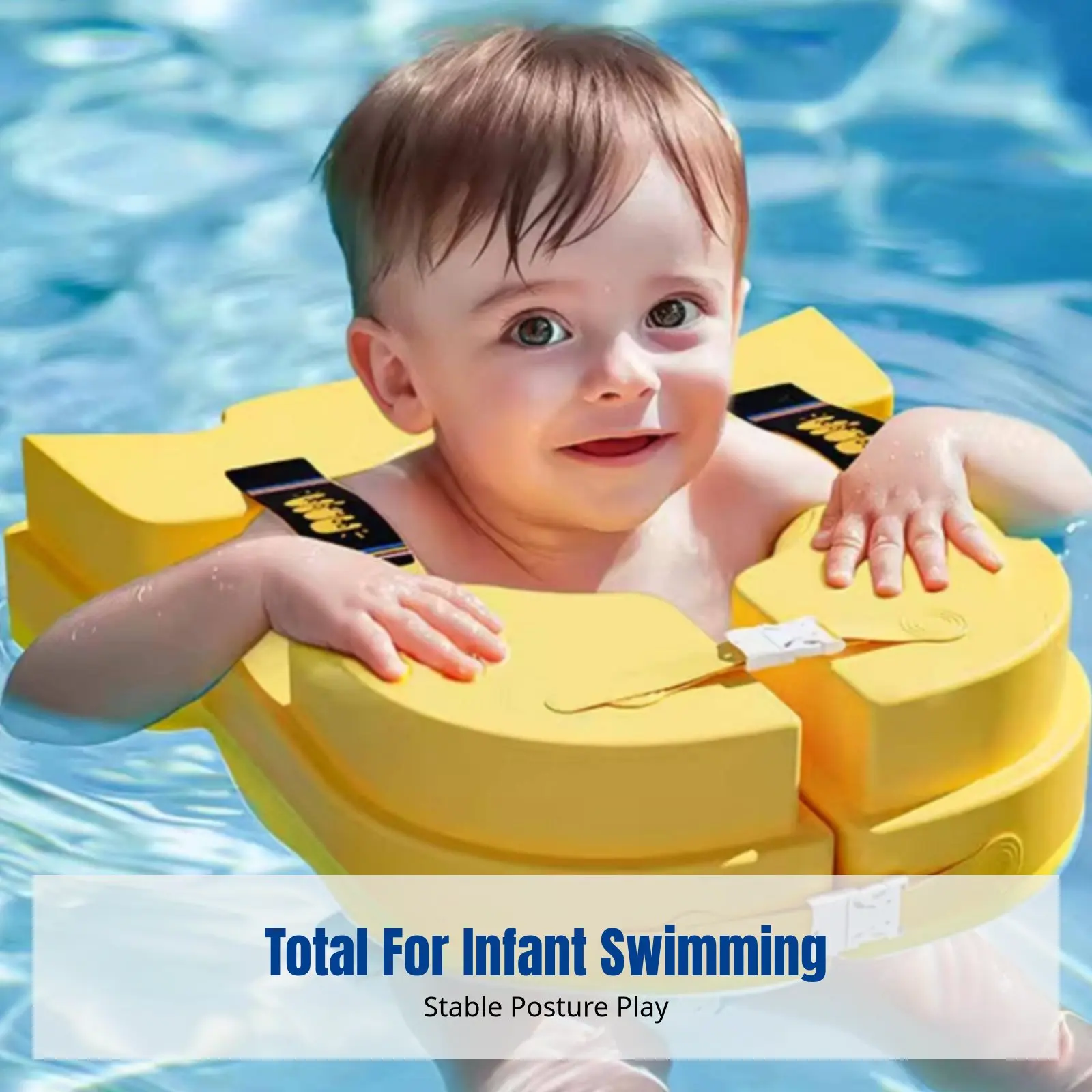 

Детский плавательный круг для подмышек, ненадувной, из мягкой антибактериальной ткани, противоскользящий, быстросохнущий, для плавания детей