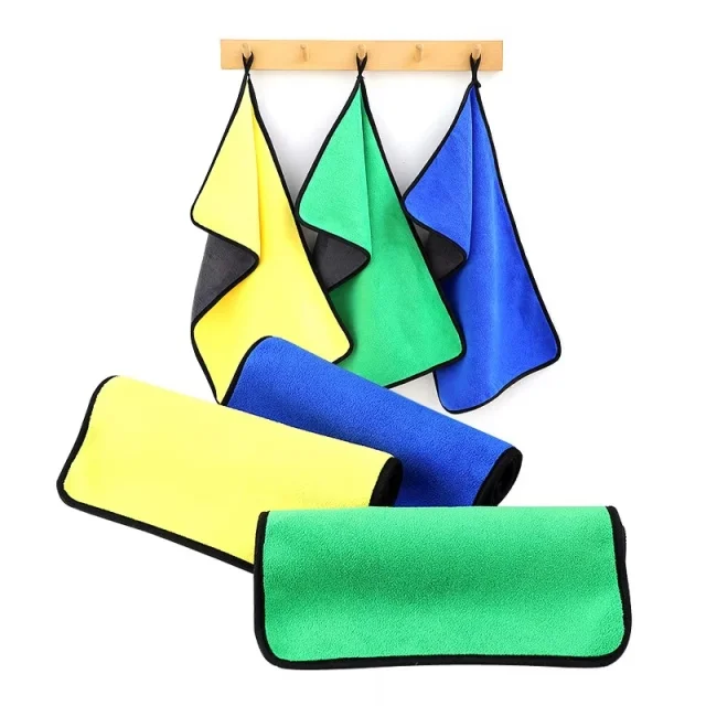 

Double Sided Coral Fleece Microfiber Car Drying Cleaning Towel Cloth