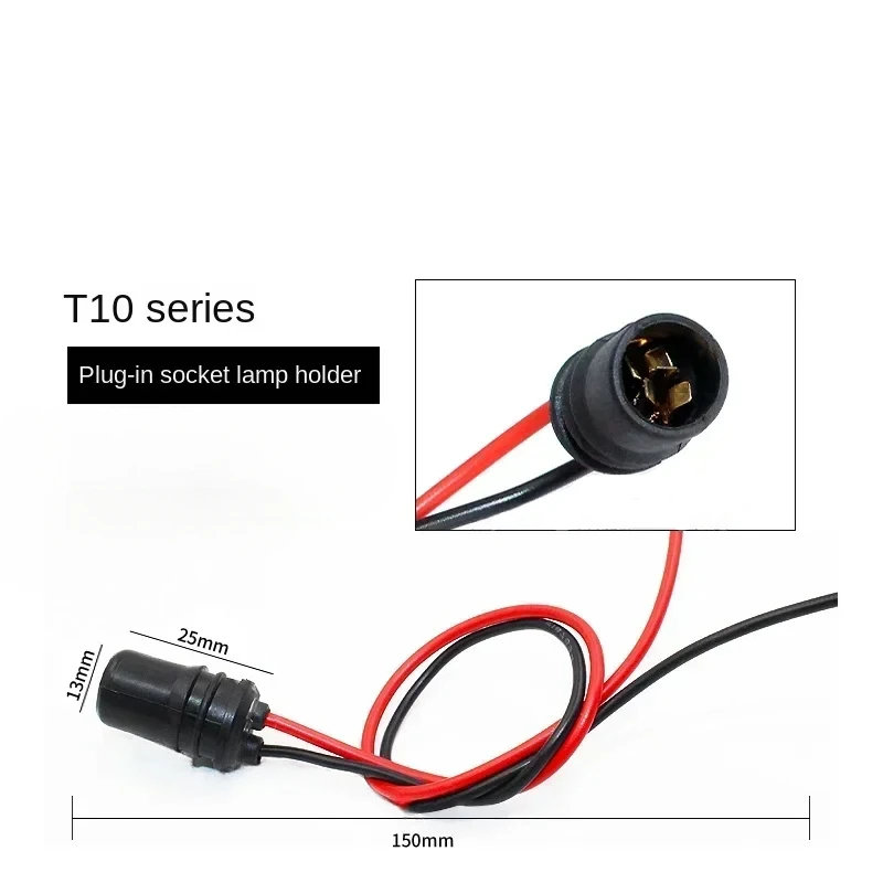5/10/50Pcs T10 samochodowe gniazdo żarówka klinowa gumowa gruszka złącze wtykowe samochodu ciężarówka akcesoria samochodowe