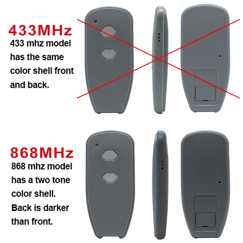 For Brand MARANTEC 868 MHz 868.3mhz Garage Door Remote Control Gate Clone Digital D382 D384 D302 D304 D31 D321 D323 Command 131