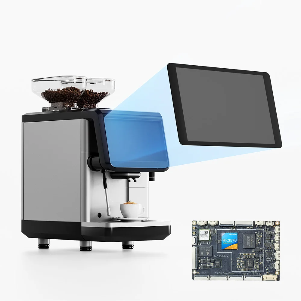 8 Inch Open Frame Smart Screens Embedded Systems RK3576 SBC Hmi Touch Screen Panel Linux Debian Wifi 6 BT 5.4 Customized Tablet