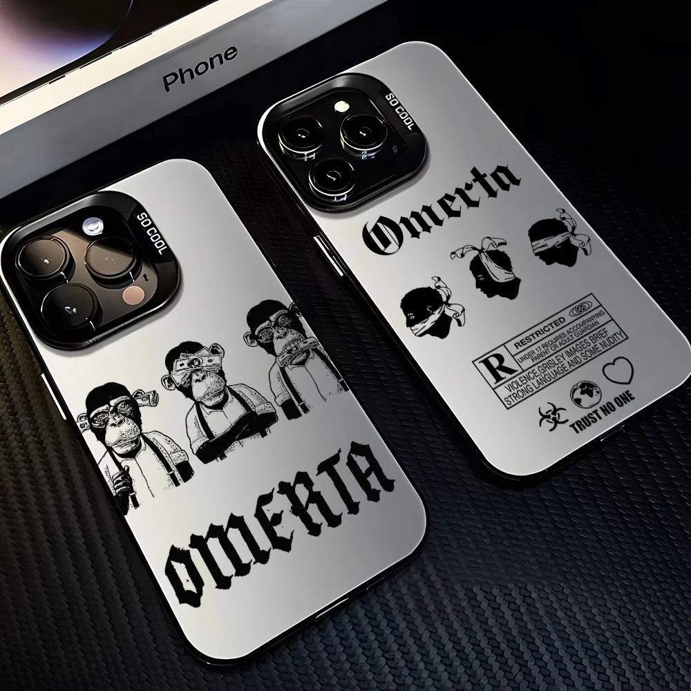 Omerta Maes Phone Case For iPhone 16 15 14 13 12 11 mini Pro Max X XR XSMAX 8 7 Plus Anti Fall Matte Back Cover