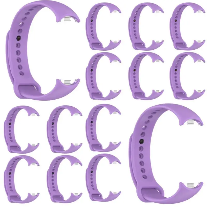 حزام لـ Mi band 8 xiaomi 8 NFC سوار رياضي حزام سيليكون بديل سوار الساعة الذكية حزام الساعات Xiaomi Mi Band 8