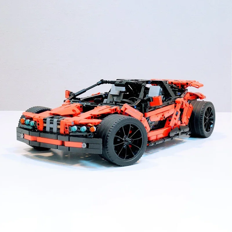 Moc ビルディングブロック 頑丈なスーパーカー テクノロジー モジュラーブリック モデル ギフト クリスマスおもちゃ DIY セット 組み立て