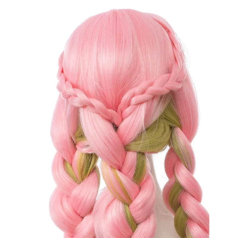 Канродзи Мицури Косплей с шапочкой для парика, женская аниме-ролевая длинная коса, высокотемпературные волосы из проволоки для женщин mj:3