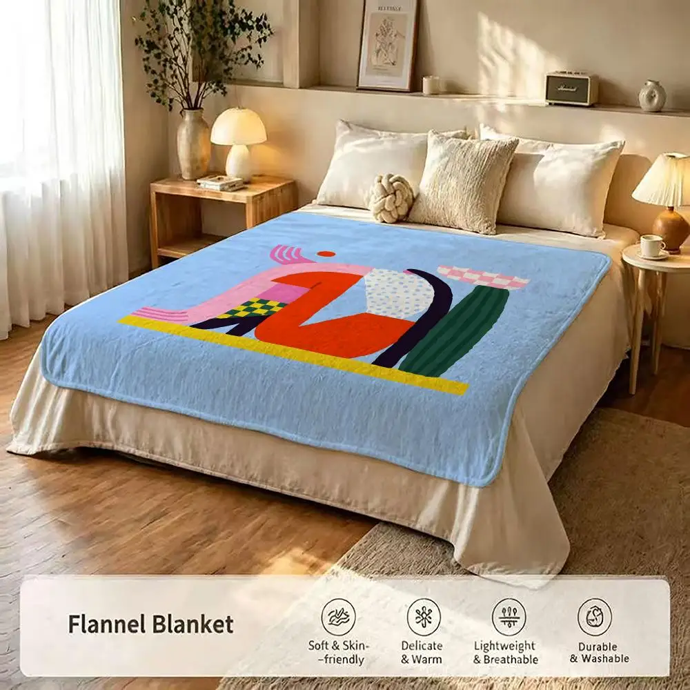 Manta de franela suave y cómoda de la artista A-Anastacia S-Sholik, manta de viaje, sábana para el hogar, regalo de cumpleaños