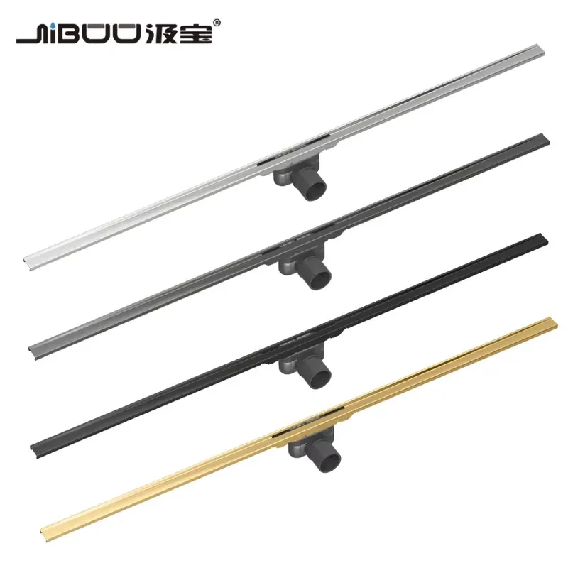 for High Quality SS304 316L Deodorant Linear Shower Drain Bathroom Floor Drain Side Outlet Kitchen Hotel Cut Free