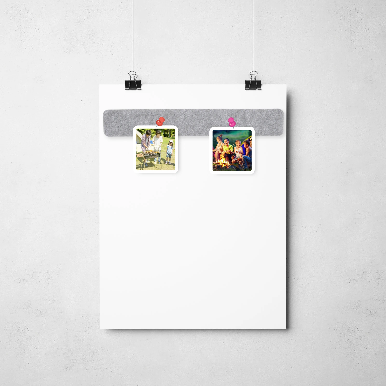 

8Pcs Felt Bulletin Board Bar Strips Adhesive Memo Strip Easy Install Office Home School Cork Board Strips Pushpin Display