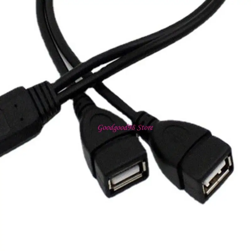 

USB 2.0 Мужчина до двух USB -женского кабеля Splitter 2 Port USB -концентратор для зарядки и передачи данных W8EC