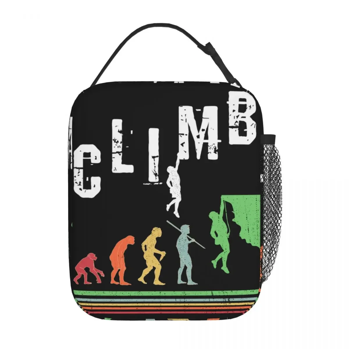 Rock Climbing Climber Evolution Product Insulated Lunch Tote Bag Work Rock-Climbers Storage Food Box Cooler Thermal Lunch Box