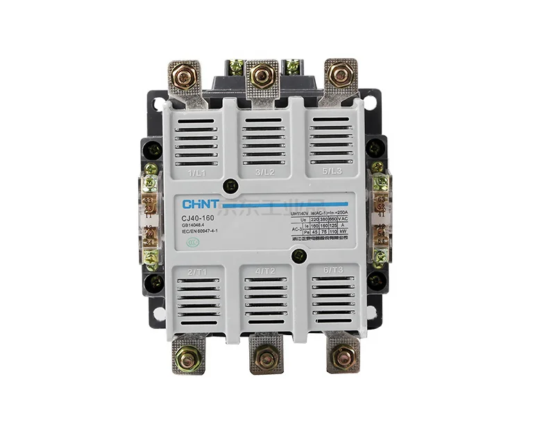 CHINT CJ40 series AC/DC contactor 3P 250A  AC/DC220V    CJ40-250JZ AC/DC220V