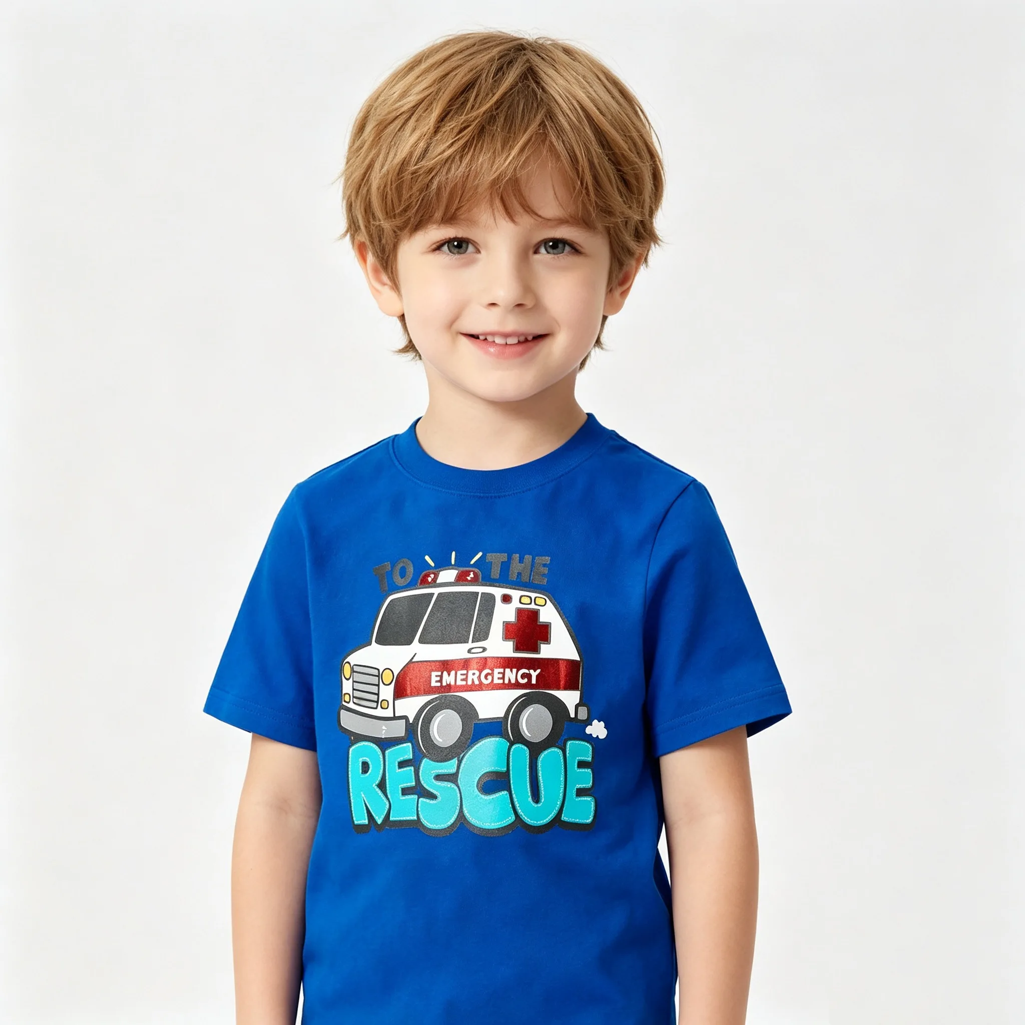 Little Boys T Shirts Short Sleeve Wild Animal Tiger Kids Tee Tops Baby Boy's T-Shirt Toddler Cotton Infant Tops Outfits