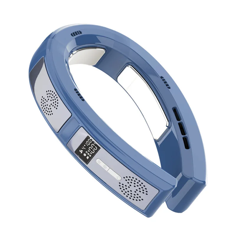 2025 Новый подвесной вентилятор для ленивого человека, охлаждающий полупроводниковый верхний и нижний вентилятор, зарядка через USB, бесшумная мощность ветра