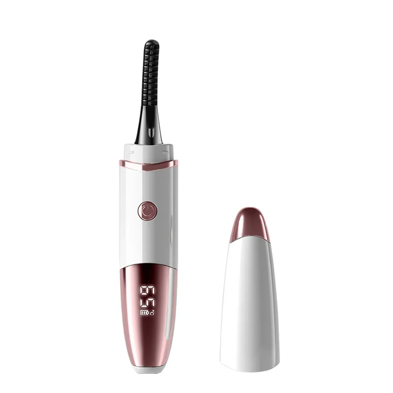 ที่ดัดขนตาไฟฟ้าแบบพกพา USB ชาร์จขนตาเครื่องดัดขนตาธรรมชาติที่ดัดขนตาเครื่องมืออุปกรณ์เสริมความงามแต่งหน้า