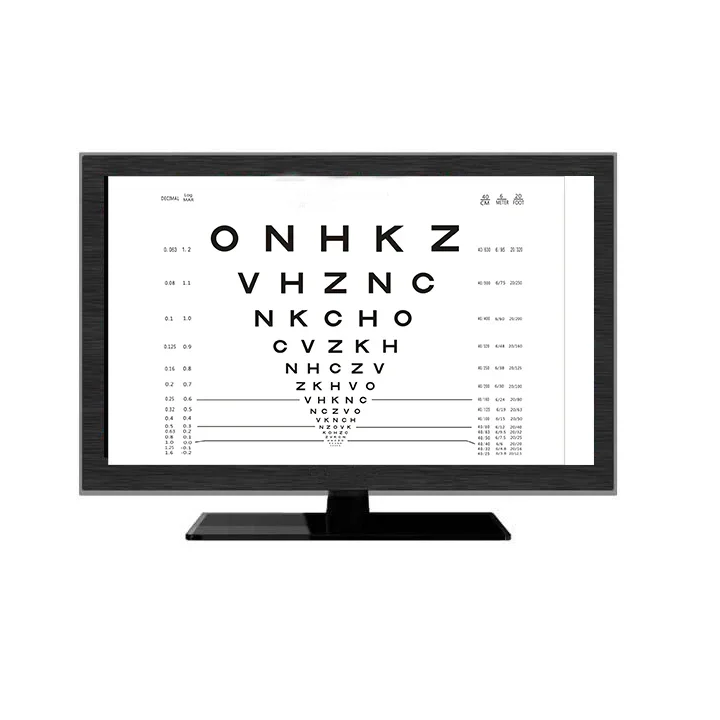 

ophthalmic equipment optotype led digital acuity chart remote control vision chart