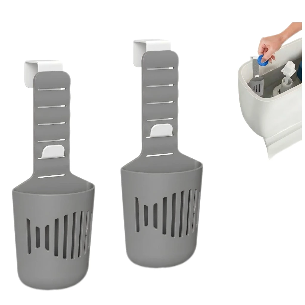 

Versatile Silicone Hanger Storage For Toilet Cleaning Tablets Bowl Deodorizer Accessory