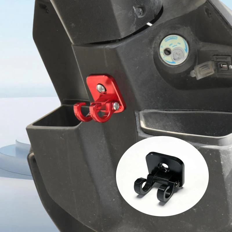

1Pcs Sturdy & Stylish Finish COD Luggage Hook Hanger CNC Aluminum Foldable Lockable Scooters Carriers Hook For Giorno 125
